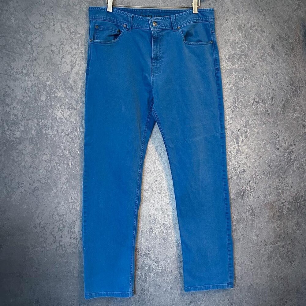 Prana Slim Fit Jeans, Blue, 36 Waist